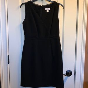 Black sleeveless dress by Ann Taylor Loft.